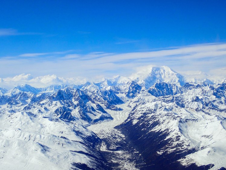 Denali from the plane